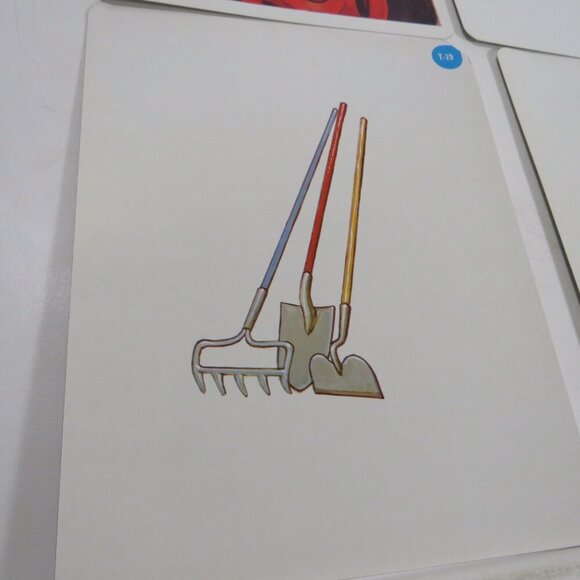 Peabody 60s People Farmer (5) cards Vintage Artwork Tractor, Farm Truck - Picture 4 of 8